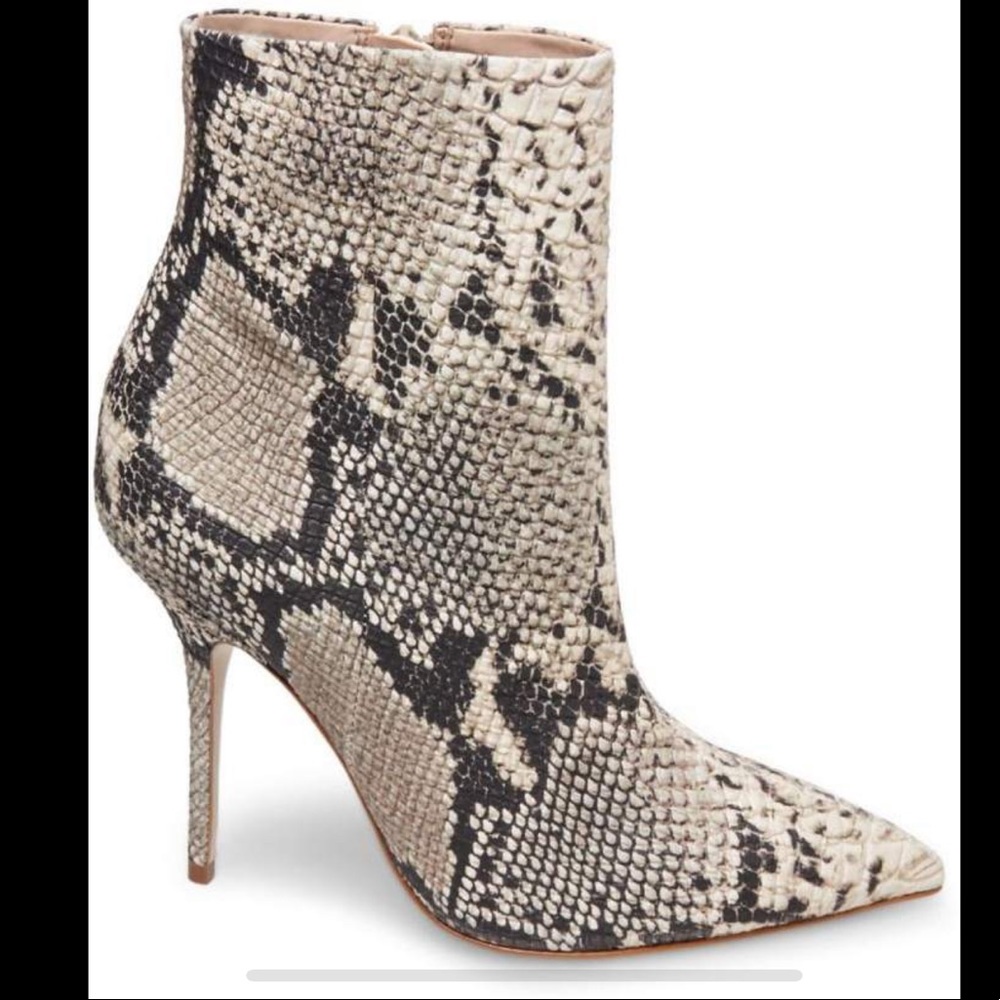 Ashton snake skin booties